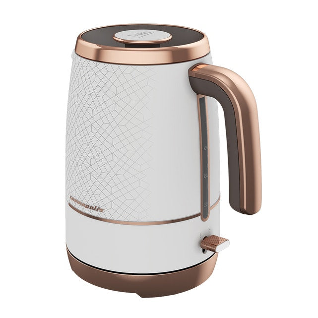 BEKO KETTLE WKM8306B COSMOPOLIS WHITE AND ROSE GOLD - Khubchands