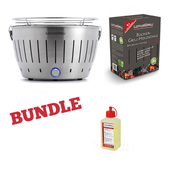 Lotus Grill Smokeless Charcoal Barbecue Grill, BUNDLE*