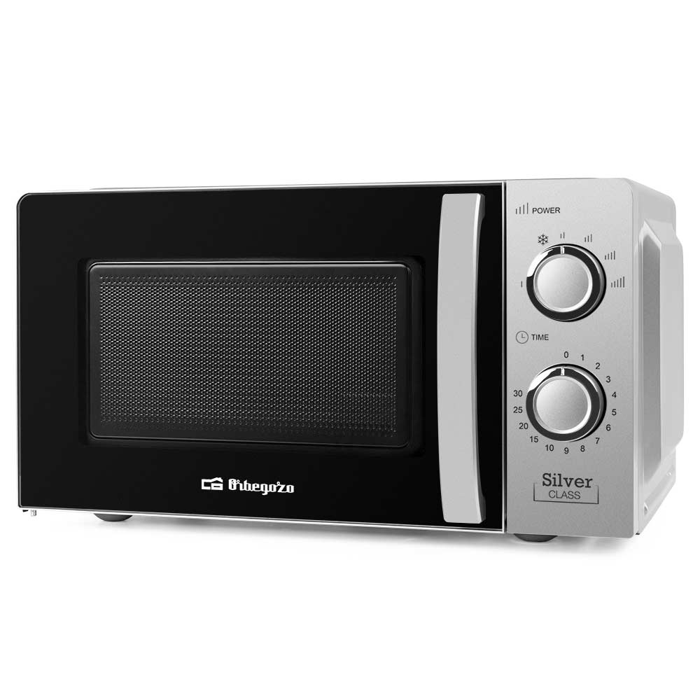 ORBEGOZO MI2118  MICROWAVE OVEN 700W SILVER 20L NO GRILL - Khubchands