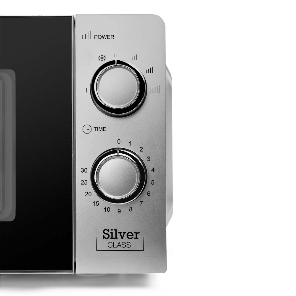 ORBEGOZO MI2118  MICROWAVE OVEN 700W SILVER 20L NO GRILL - Khubchands