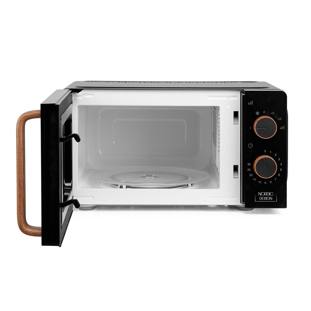ORBEGOZO MI2120  MICROWAVE OVEN 700W  NORDIC BLACK 20L NO GRILL - Khubchands