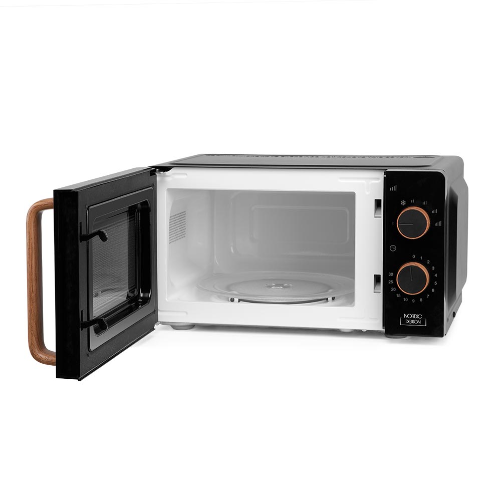 ORBEGOZO MI2120  MICROWAVE OVEN 700W  NORDIC BLACK 20L NO GRILL - Khubchands