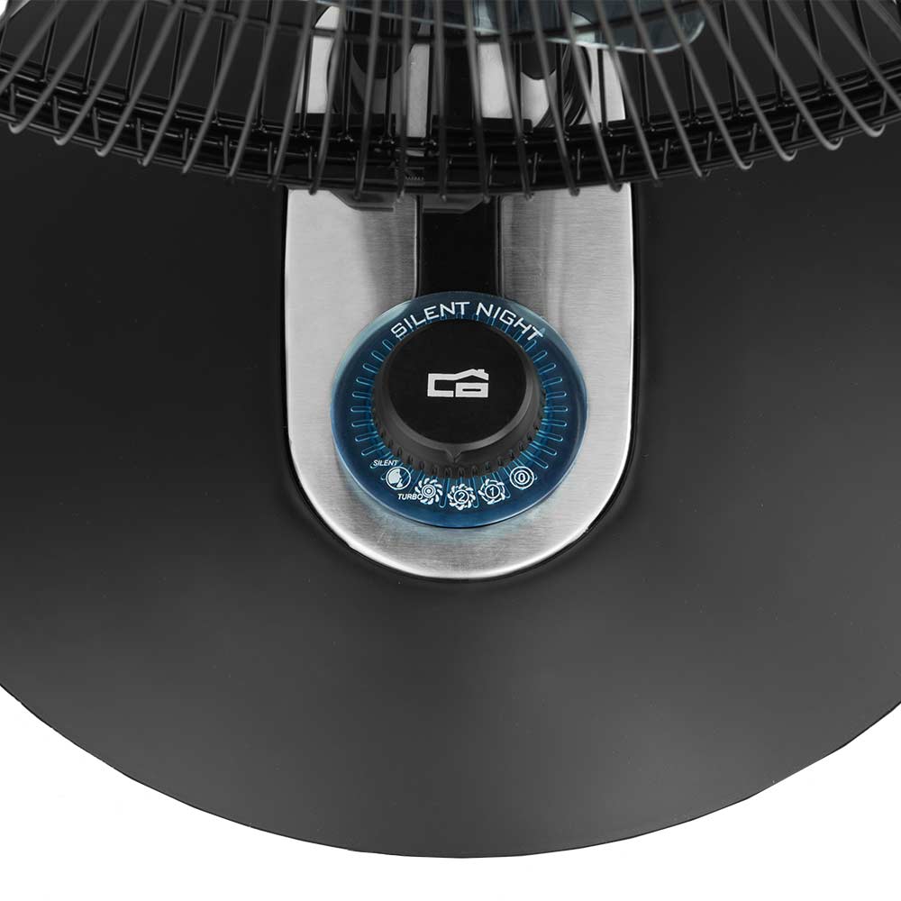 ORBEGOZO TF0139 DESKTOP FAN BLACK 35CM 16" 5 BLADE SILENT - Khubchands