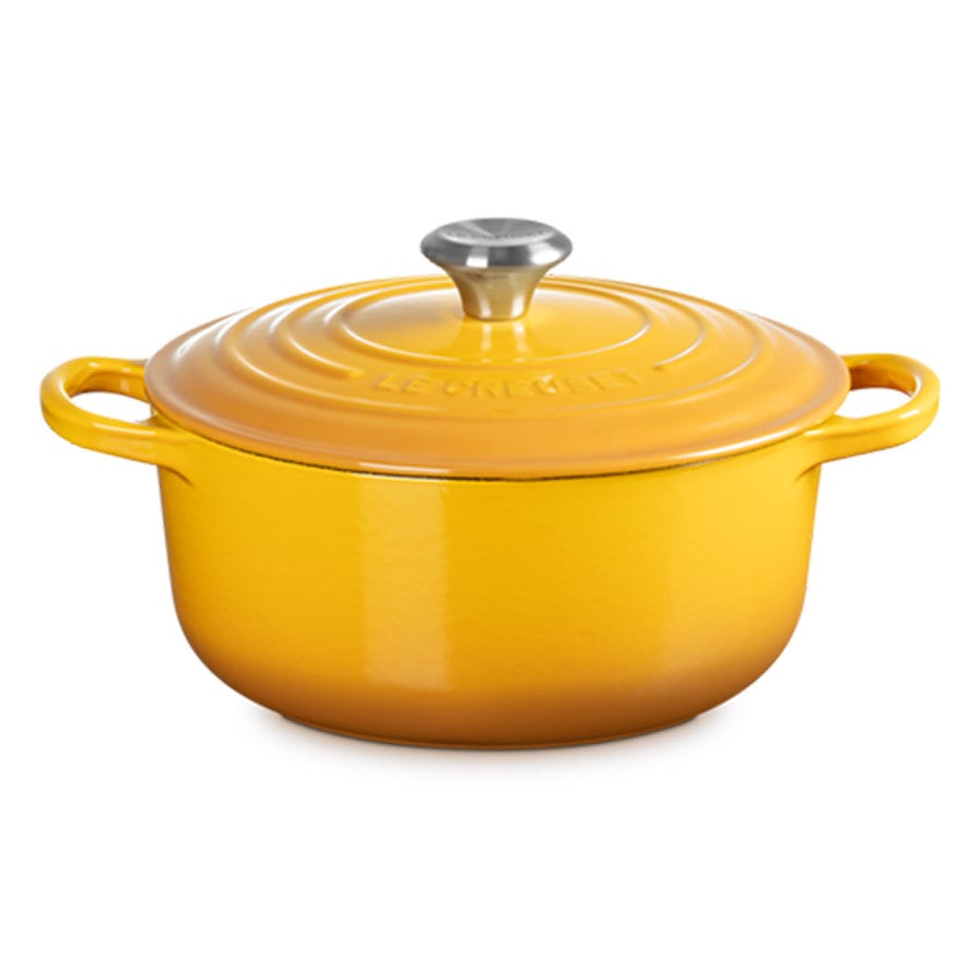 LE CREUSET ROUND CASSEROLE 20 cm - 30 cm - CAST IRON CASSEROLE - Khubchands