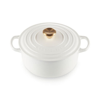 LE CREUSET ROUND CASSEROLE 20 cm - 30 cm - CAST IRON CASSEROLE - Khubchands