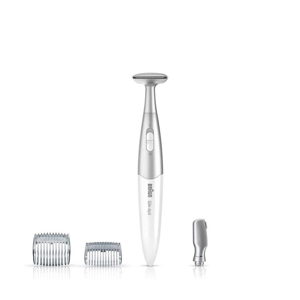 Silk-épil 3in1 Trimmer FG1100 With 4 Extras Incl. High Precision Head, White - Khubchands
