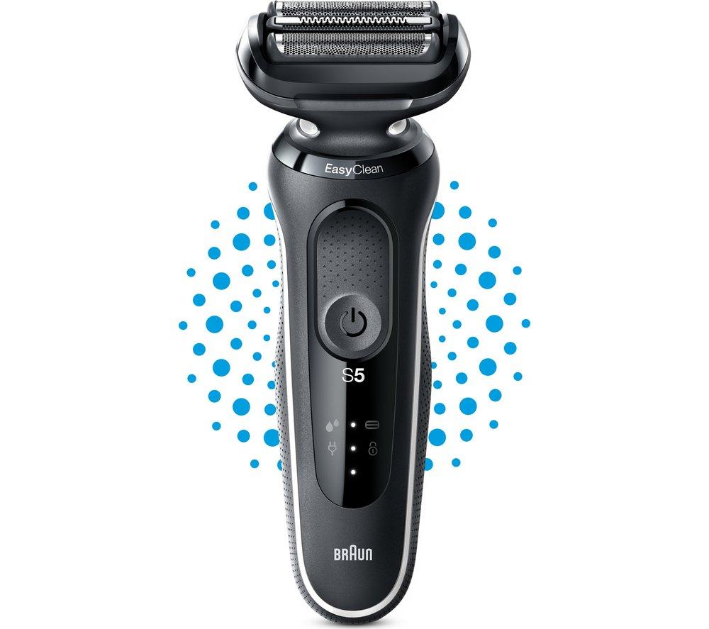 Braun Series 5 Electric Shaver With Precison Trimmer- White 50W1000S - Khubchands