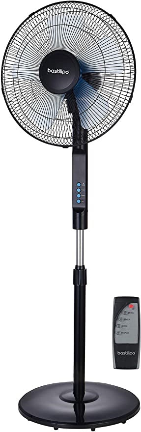 BASTILIPO GRANADELLA REMOTE -  5 BLADE -  STANDING  FAN - Khubchands