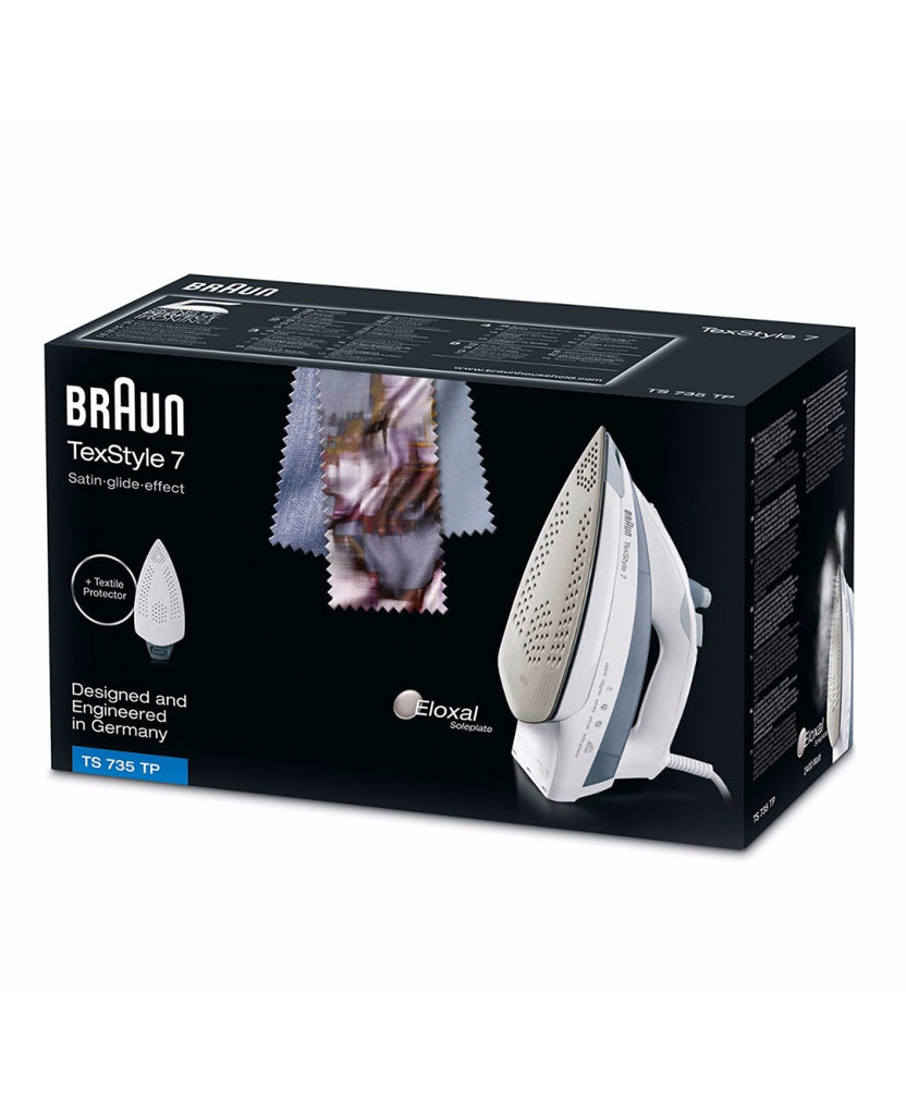 BRAUN TS735TP  STEAM IRON ELOXAL 2400W - Khubchands