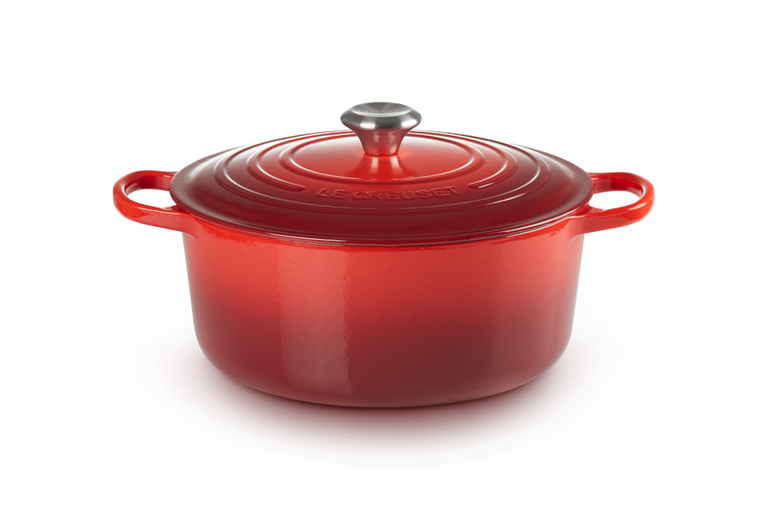 LE CREUSET ROUND CASSEROLE 20 cm - 30 cm  - CAST IRON CASSEROLE - Khubchands