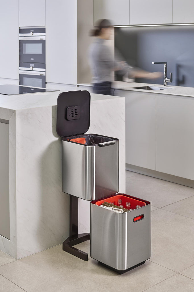JOSEPH JOSEPH TOTEM COMPACT 40L WASTE & RECYCLING BIN - Khubchands