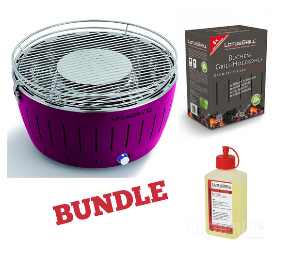 Lotus Grill Smokeless Charcoal Barbecue Grill, BUNDLE*