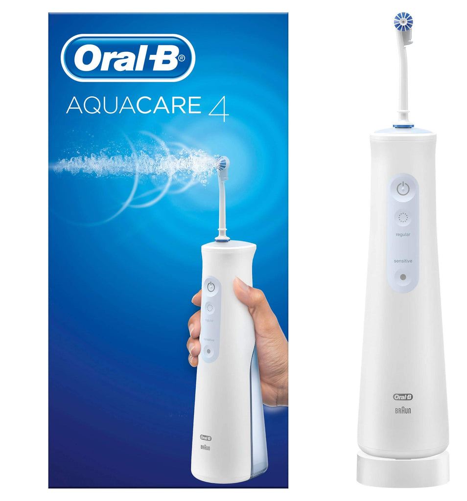 ORAL B AQUACARE 4 PORTABLE IRRIGATOR WITH MOUTHWASH BUNDLE - Khubchands