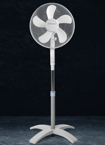 ORBEGOZO SF0440 STANDING FAN 40CM 16" WITH OVAL ROTATION - Khubchands