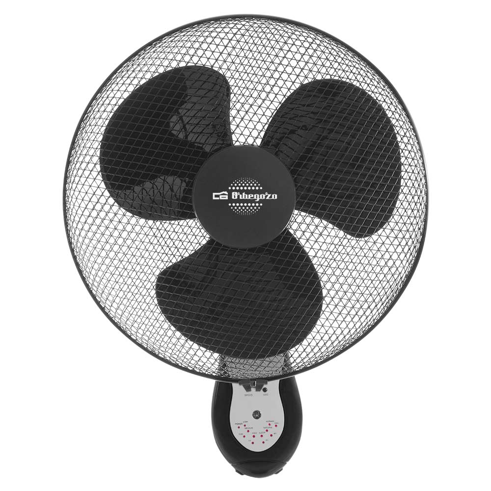 ORBEGOZO WF0242 WALL FAN 40W 40CM WITH REMOTE - Khubchands
