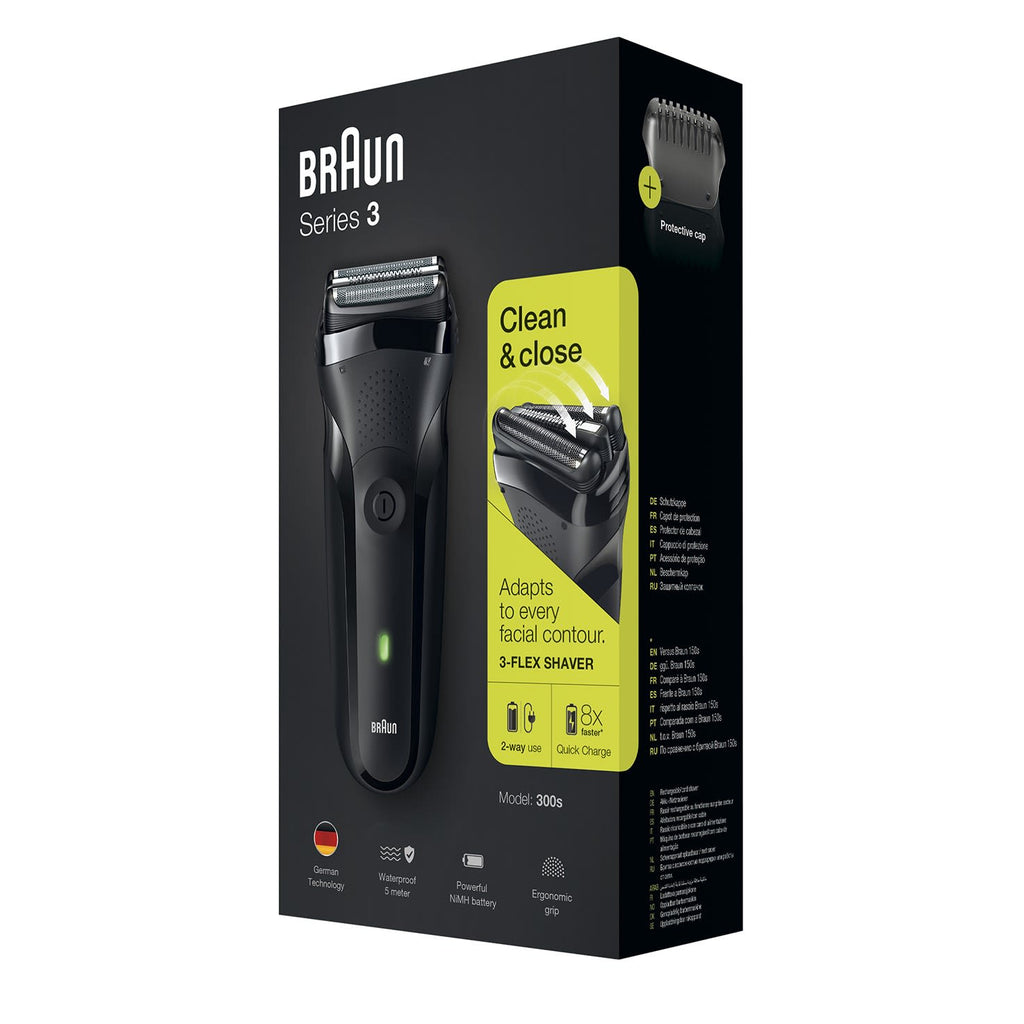 BRAUN 300S Shaver - RECHARGEABLE - Khubchands