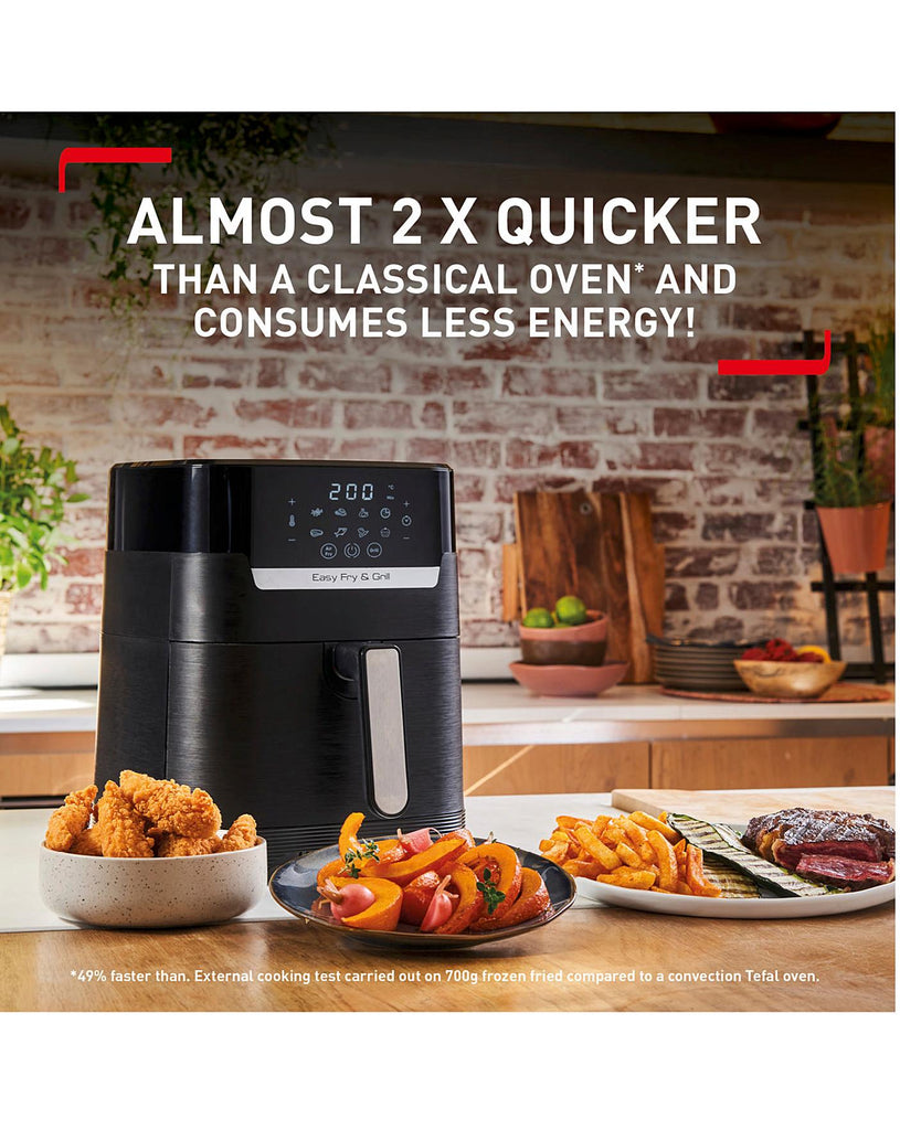 TEFAL EY505827 AIR FRYER HEALTH FRYER AND GRILL 4.2L - INTUITIVE TOUCHSCREEN - Khubchands