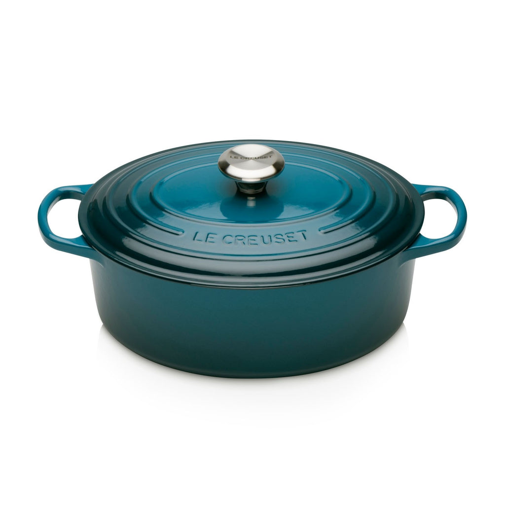 LE CREUSET  CAST IRON OVAL CASSEROLE 27 cm - 33 cm - Khubchands