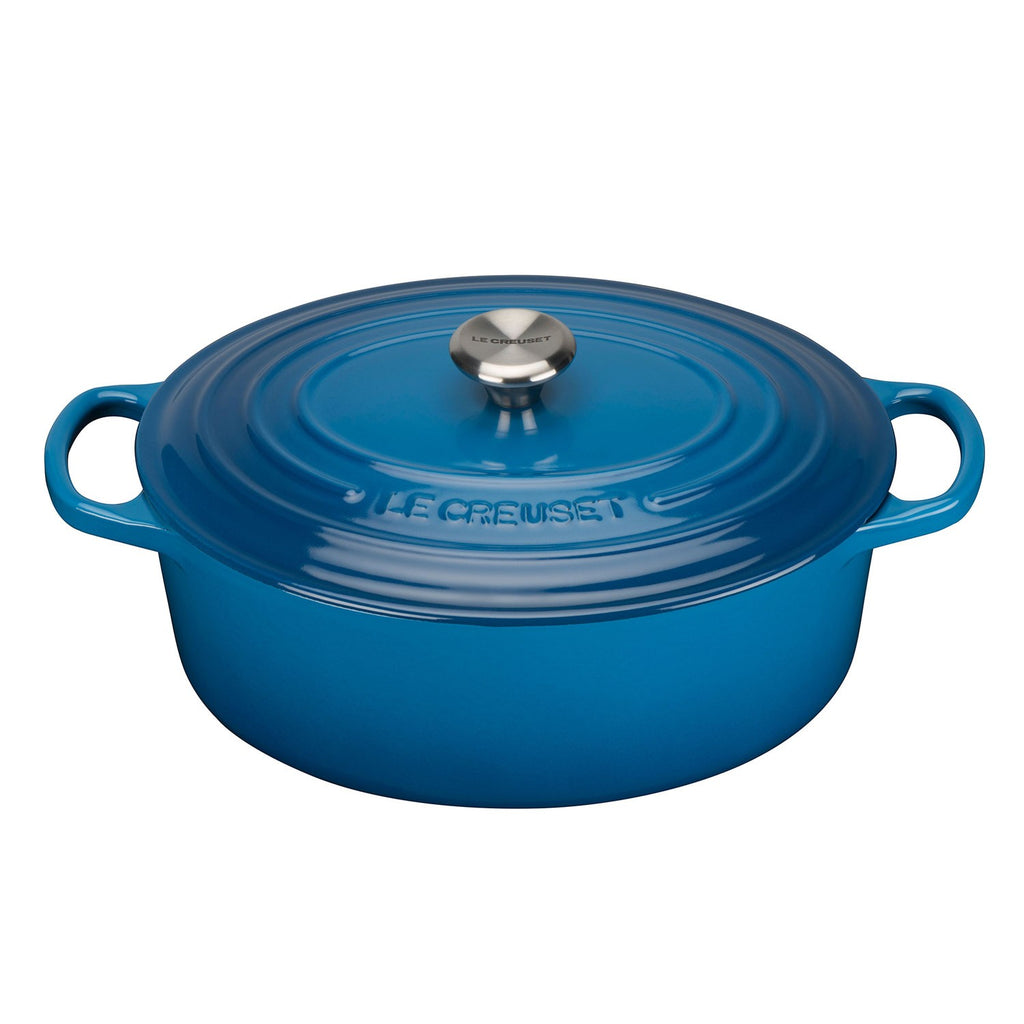 LE CREUSET  CAST IRON OVAL CASSEROLE 27 cm - 33 cm - Khubchands