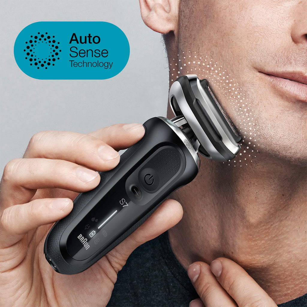 Braun Series 7 Electric Shaver With Precsion Trimmer - Silver 70N1200S - Khubchands